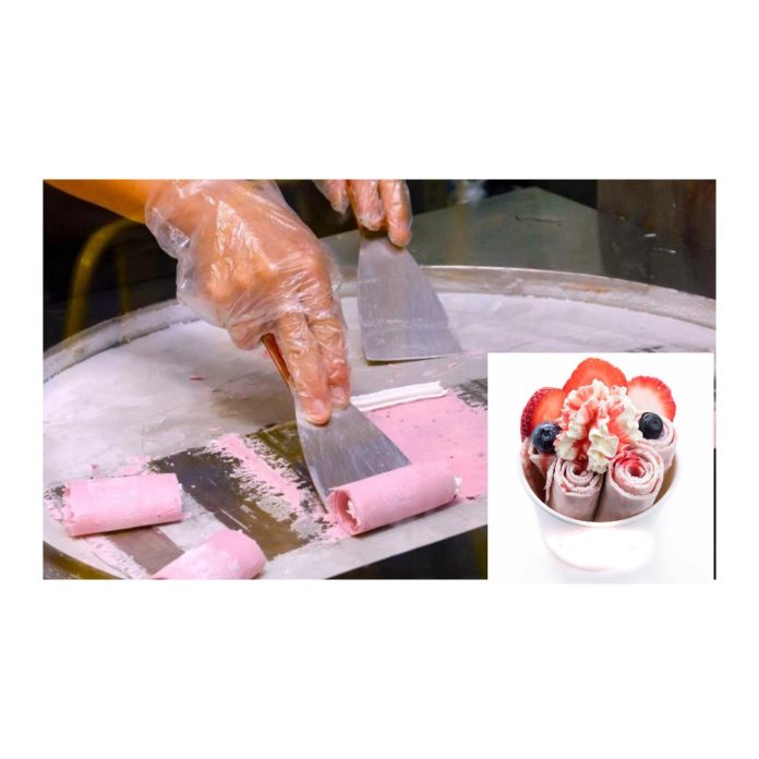 Ice cream rolls : Το φρέσκο και χωρίς συντηρητικά παγωτό που ετοιμάζεται μπροστά σου την ώρα που το παραγγέλνεις ήρθε και το λατρέψατε!!(video)