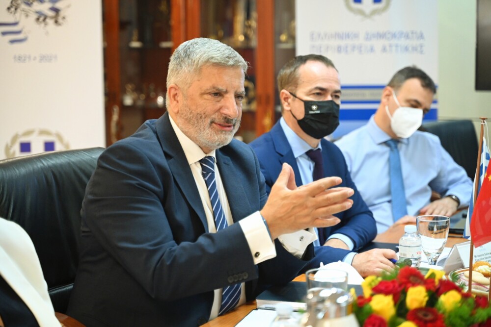 Σε θερμό κλίμα η συνάντηση του Περιφερειάρχη Αττικής Γ. Πατούλη με το νέο Πρέσβη της Κίνας στην Ελλάδα Σιάο Τζουντσένγκ 10 DSC_7456_1-1000x667