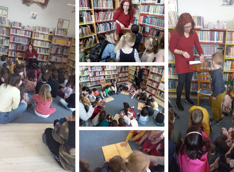 Γνωριμία με τη Βιβλιοθήκη και αφήγηση παιδικού μυθιστορήματος