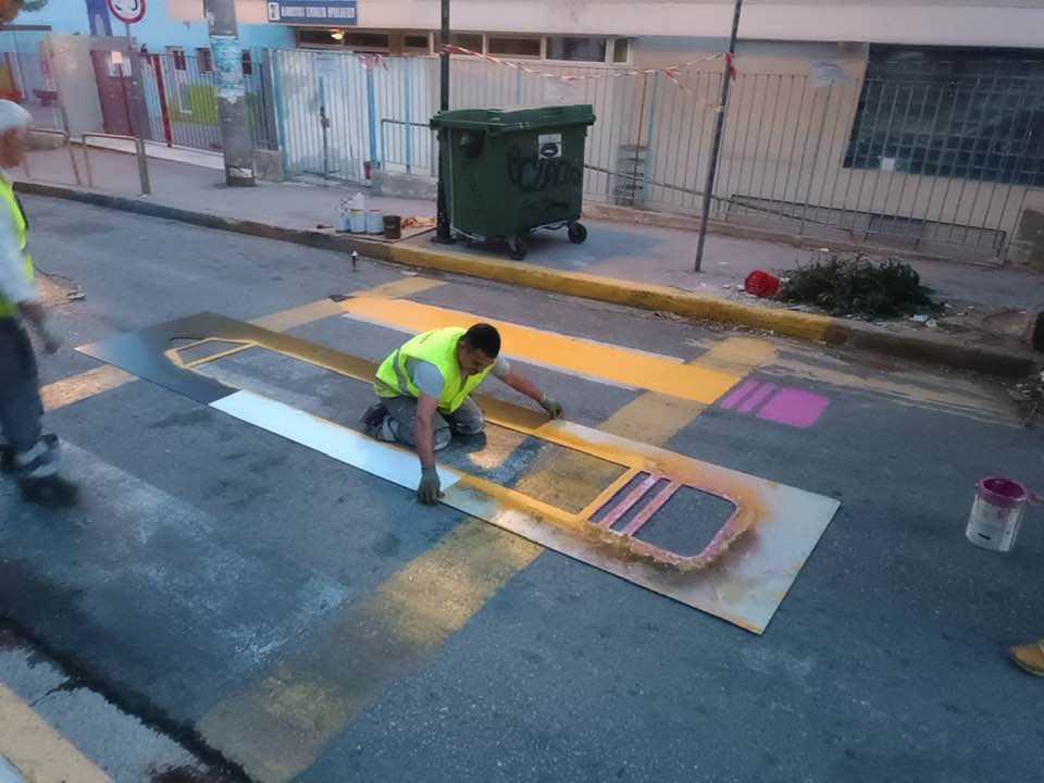 Ασφαλείς διαβάσεις πεζών γύρω από τα σχολεία του Δήμου