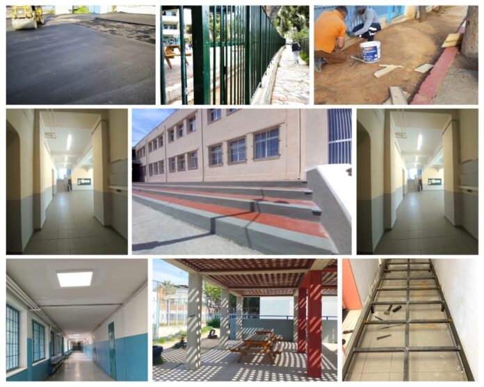 Με εντατικούς ρυθμούς εξελίσσονται οι θερινές εργασίες συντήρησης και αναβάθμισης στα Σχολεία του Αμαρουσίου