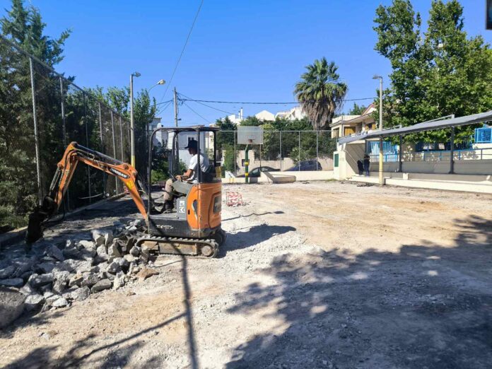 Ξεκίνησαν οι εργασίες αναβάθμισης στο 2ο Δημοτικό Σχολείο Κρυονερίου