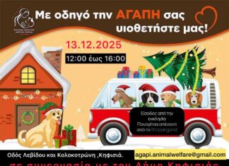 Μεγάλη Γιορτή Υιοθεσίας Αδέσποτων Ζώων, 13/12 στην Κηφισιά